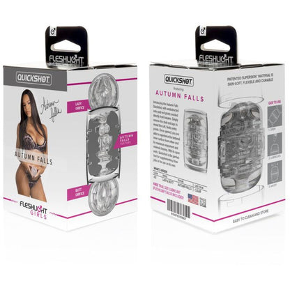 Fleshlight Quickshot Double Autumn Falls – Giocattolo innovativo per una stimolazione sensazionale