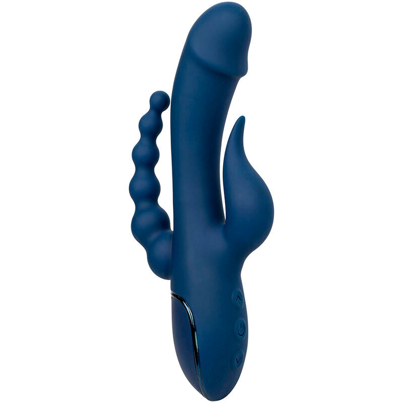 Comprar CALEXOTICS Vibrador Triple Acción Azul – Masajeador Recargable Con Diseño Innovador-Noxtic