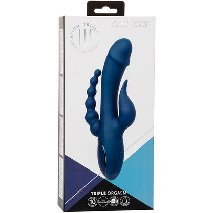 Comprar CALEXOTICS Vibrador Triple Acción Azul – Masajeador Recargable Con Diseño Innovador-Noxtic