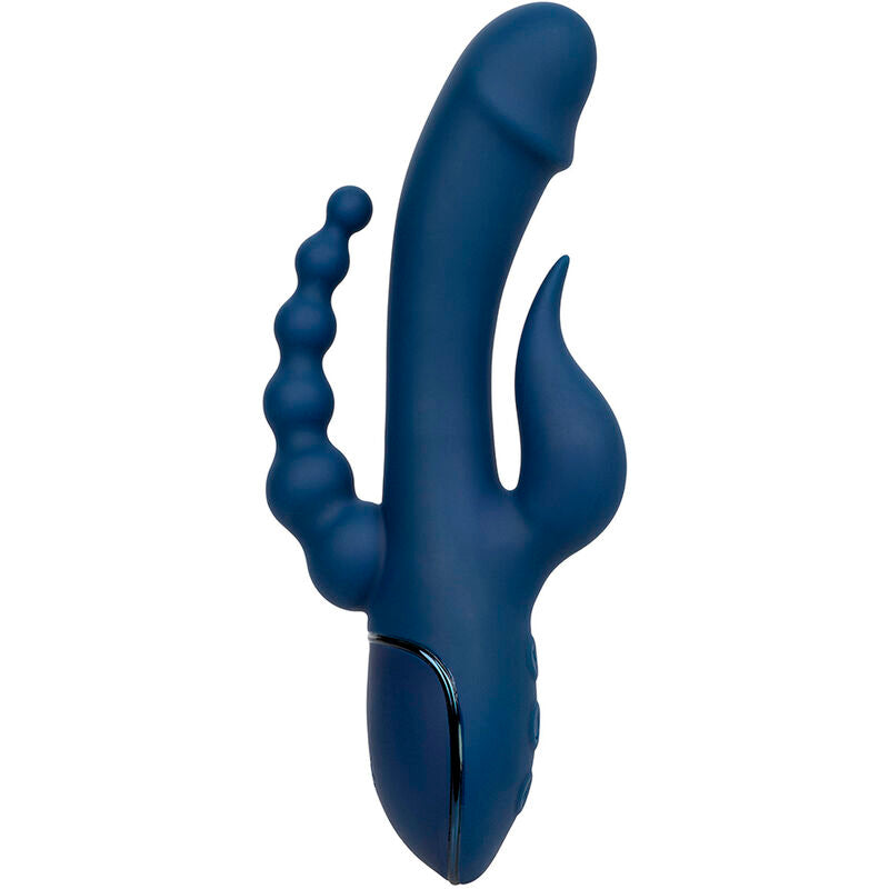 Comprar CALEXOTICS Vibrador Triple Acción Azul – Masajeador Recargable Con Diseño Innovador-Noxtic