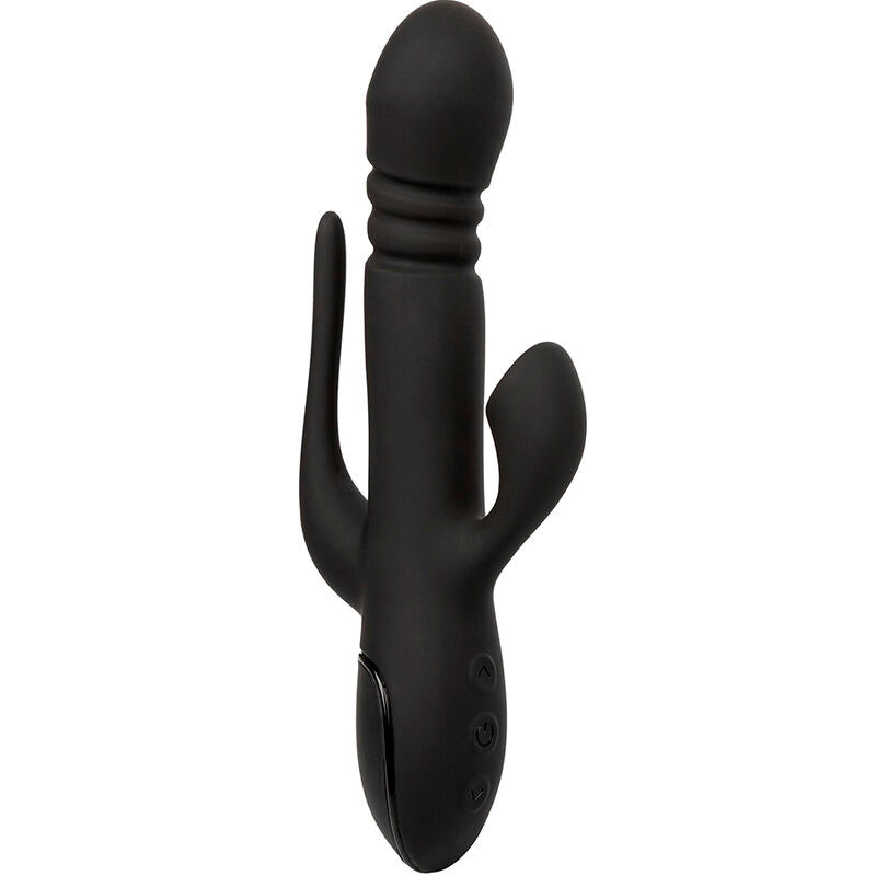 Comprar CALEXOTICS Vibrador Triple Euphoria Negro – Masajeador Recargable Con Triple Estimulación Para Placer Intenso-Noxtic