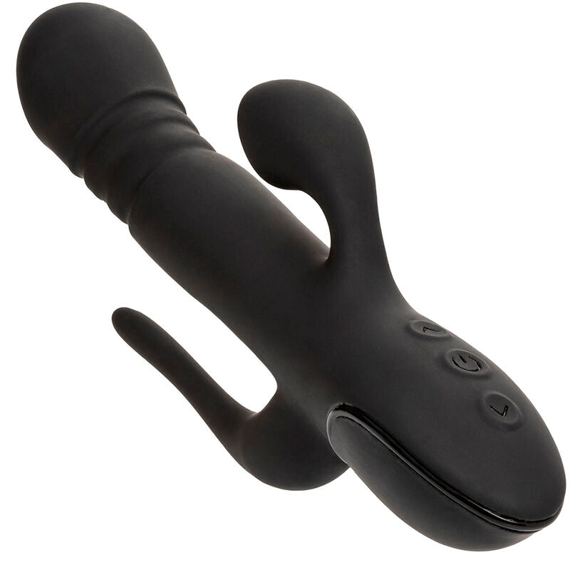 Comprar CALEXOTICS Vibrador Triple Euphoria Negro – Masajeador Recargable Con Triple Estimulación Para Placer Intenso-Noxtic