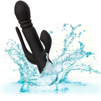 Comprar CALEXOTICS Vibrador Triple Euphoria Negro – Masajeador Recargable Con Triple Estimulación Para Placer Intenso-Noxtic