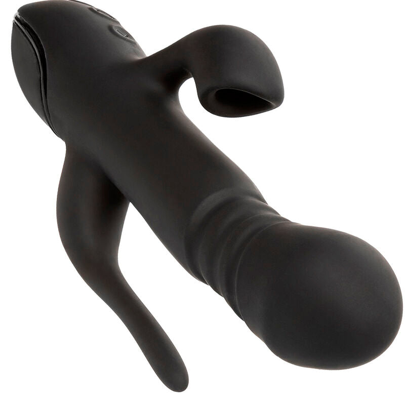 Comprar CALEXOTICS Vibrador Triple Euphoria Negro – Masajeador Recargable Con Triple Estimulación Para Placer Intenso-Noxtic