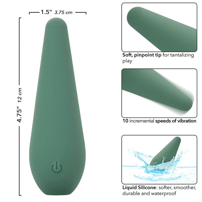 Stimolatore CALEXOTICS Mod Chic Green – Design elegante per una stimolazione sensoriale precisa