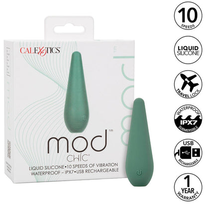 Stimolatore CALEXOTICS Mod Chic Green – Design elegante per una stimolazione sensoriale precisa