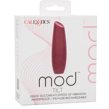 CALEXOTICS Mod Tilt Stimulator Rosso – Vibratore ricaricabile con design ergonomico per il piacere sensoriale