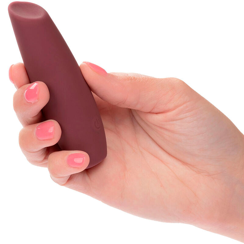 CALEXOTICS Mod Tilt Stimulator Rosso – Vibratore ricaricabile con design ergonomico per il piacere sensoriale