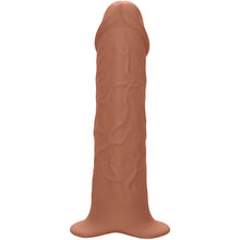 CALEXOTICS - PERFORMANCE MAXX REALISTIC EXTENSION WITH BROWN SKIN HARNESS