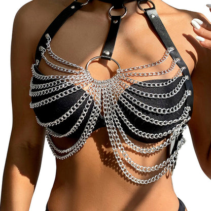 Comprar SUBBLIME Arnés De Pecho Con Cadenas – Diseño Elegante Para Libertad Sensual-Noxtic