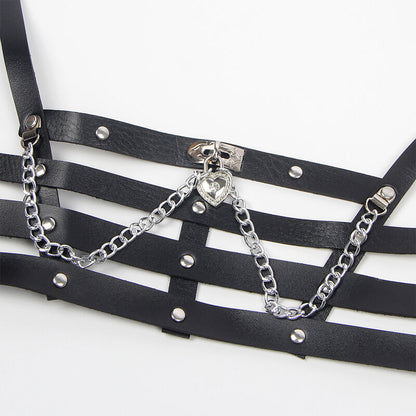 Comprar SUBBLIME Arnés Corset Con Detalle De Cadenas – Diseño Elegante Para Resaltar Tu Belleza-Noxtic