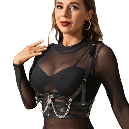 Comprar SUBBLIME Arnés Corset Con Detalle De Cadenas – Diseño Elegante Para Resaltar Tu Belleza-Noxtic