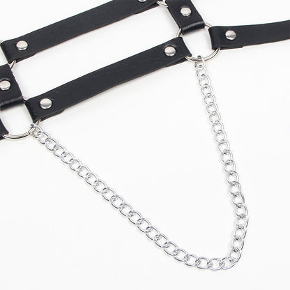 Comprar SUBBLIME Arnés Con Tirantas Detalle Cadenas Talla Única – Diseño Elegante Para Libertad Sensual-Noxtic