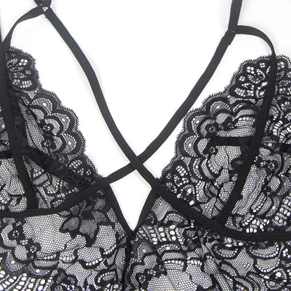 SUBBLIME Disfraz Policía Body Encaje Negro S/M – Diseño Elegante Para Momentos Divertidos