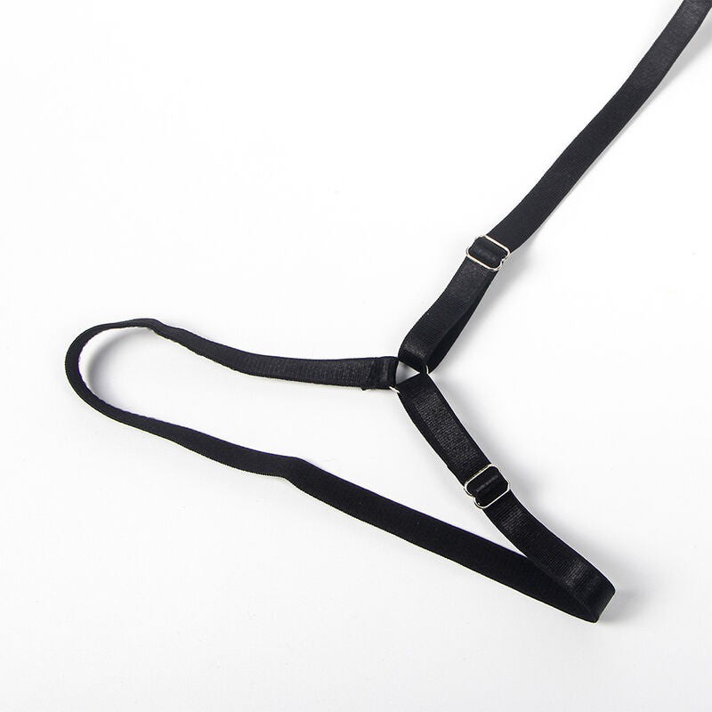 SUBBLIME Disfraz Policía Body Encaje Negro S/M – Diseño Elegante Para Momentos Divertidos