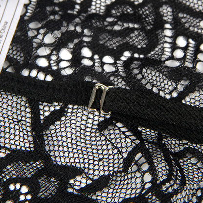 SUBBLIME Disfraz Policía Body Encaje Negro S/M – Diseño Elegante Para Momentos Divertidos