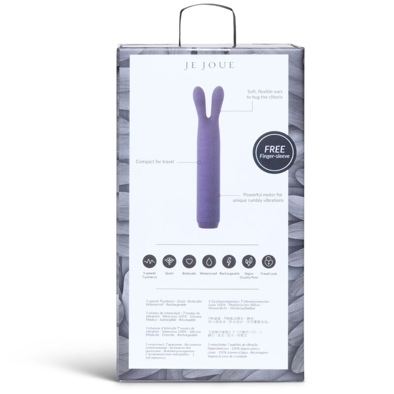 Comprar JE JOUE Bala Vibradora Rabbit Lila – Diseño Elegante Con Motor Potente Para Sensaciones Únicas-Noxtic