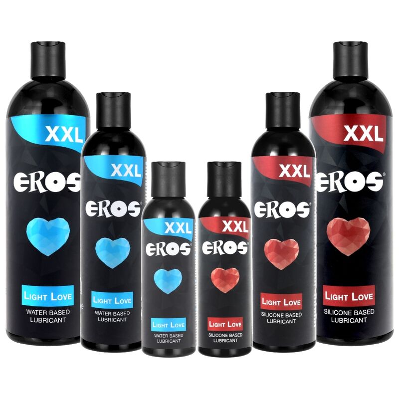 EROS XXL Light Love Base De Agua 150 Ml – Gel Lubricante Con Fórmula Suave Para Mayor Placer