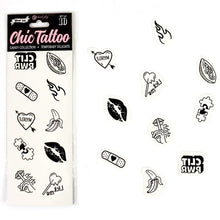 SECRET PLAY Set di 10 tatuaggi temporanei della collezione Candy – Design divertente per l'espressione creativa
