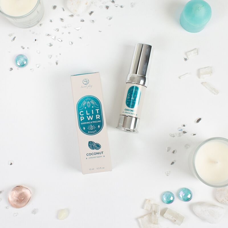 SECRET PLAY Clit Pwr Balsamo Clitorideo al Cocco – Stimolante con una Formula Naturale per Sensazioni Uniche