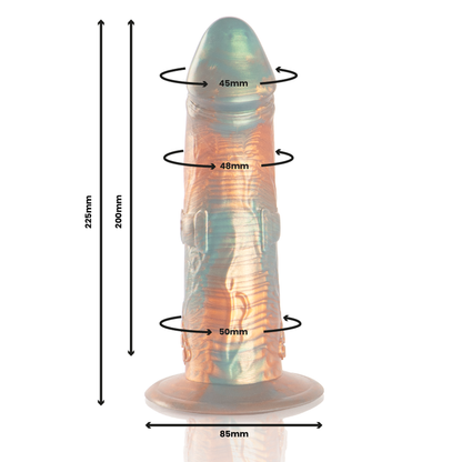 Dildo Epic Talos – Silicone medico dal design ergonomico per un piacere intenso