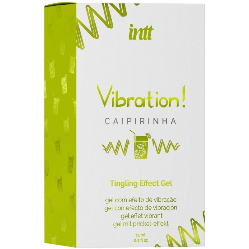 INTT Caipirinha Liquid Vibrating Gel 15 ML – Stimolante Intimo con Estratti Naturali per il Piacere Sensoriale