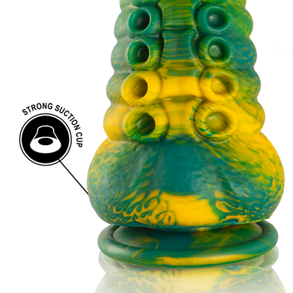 EPIC Cetus Dildo Tentáculo Verde Pequeño – Silicona Médica Para Exploración Segura y Placentera