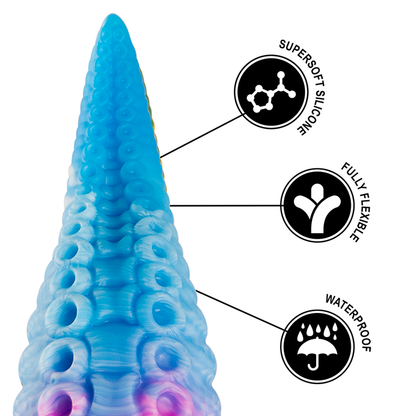 EPIC Phorcys Dildo Tentáculo Azul Pequeño – Silicona Médica Para Experiencia Sensorial Única