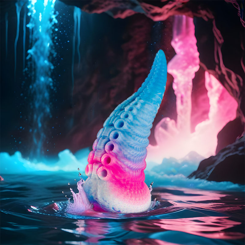 EPIC Phorcys Dildo Tentáculo Azul Pequeño – Silicona Médica Para Experiencia Sensorial Única
