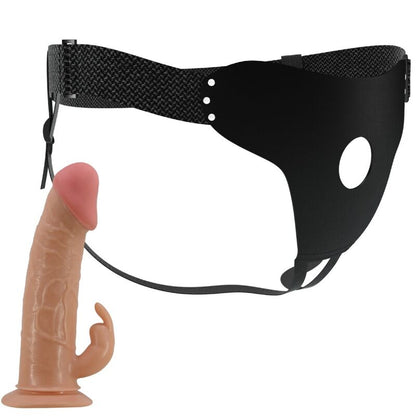 PRETTY LOVE - MAVIS HARNESS BRIEFS UNIVERSAL CON DILDO 19 CM NATURAL-PRETTY LOVE-Noxtic
