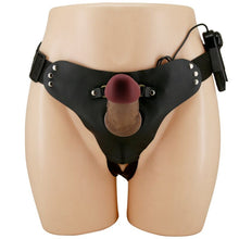 PRETTY LOVE - MARION HARNESS UNIVERSAL BRIEFS WITH VIBRATING DILDO 19 CM MULATTO