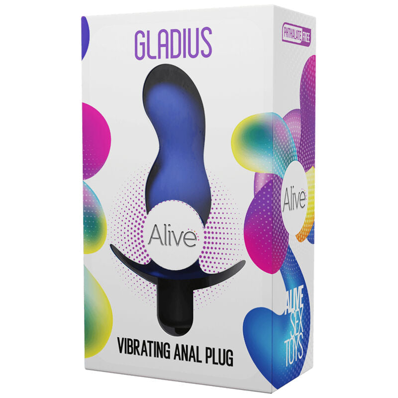 ALIVE Gladius Plug Vibrador Anal – Diseño Ergonómico De Silicona Médica Para Placer Intenso