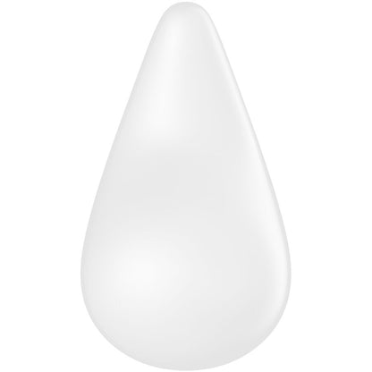 Vibratore Satisfyer Dew Drop Lay-On Bianco – Vibratore ricaricabile dal design elegante
