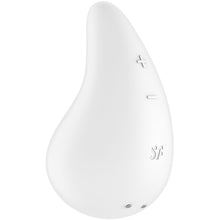 Vibratore Satisfyer Dew Drop Lay-On Bianco – Vibratore ricaricabile dal design elegante