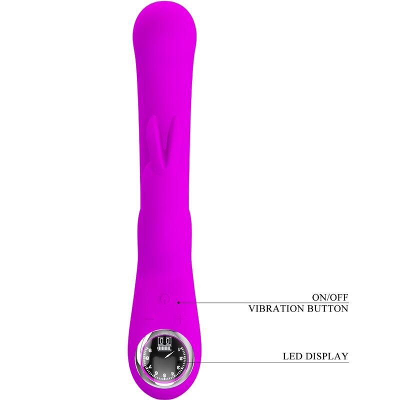 Pretty Love Skylar Vibrador Púrpura – Estimulador Recargable Con 10 Modos De Vibración