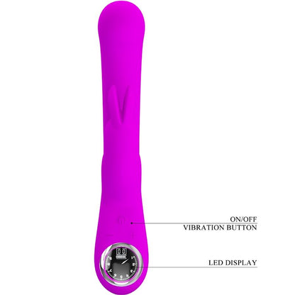 Pretty Love Skylar Vibrador Púrpura – Estimulador Recargable Con 10 Modos De Vibración
