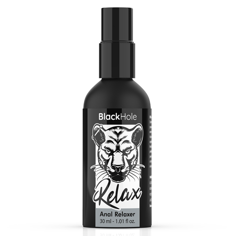 Spray Rilassante Anale BLACK HOLE 30ml – Formula Innovativa per il Comfort Durante l'Esplorazione
