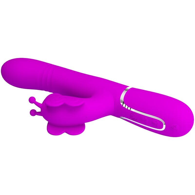 Pretty Love Vibratore Coniglio Multifunzione 4 in 1 Fucsia – Design Ergonomico per Esperienze Uniche
