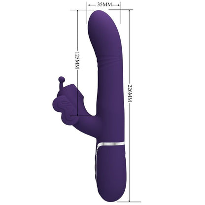 Comprar Pretty Love Vibrador Rabbit Multifunción 4 En 1 Morado – Diseño Elegante Con 7 Configuraciones De Placer-Noxtic
