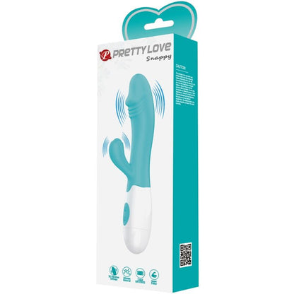 Pretty Love Snappy Aqua Green G-Spot Vibrator – Stimolatore innovativo con vibrazione potente per un benessere intenso
