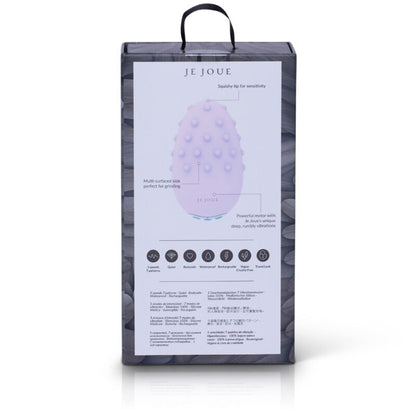 JE JOUE Masajeador Mimi Deux Lila – Vibrador Recargable Con Diseño Innovador De Doble Superficie