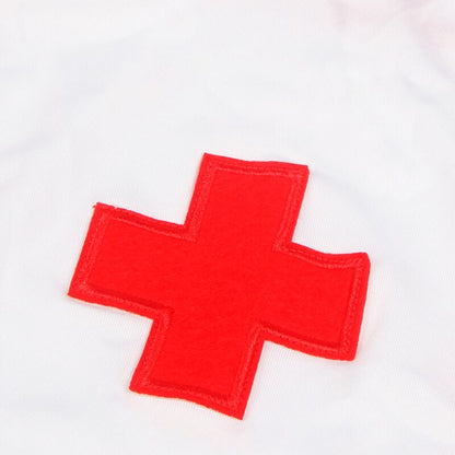 SUBBLIME Costume da Infermiera Teddy S/M – Design seducente di alta qualità per comfort e stile