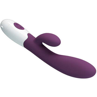 PRETTY LOVE Alvis Vibrador Rabbit Morado – Diseño Elegante Con Estimulación Del Punto G