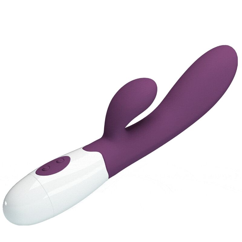 PRETTY LOVE Alvis Vibrador Rabbit Morado – Diseño Elegante Con Estimulación Del Punto G