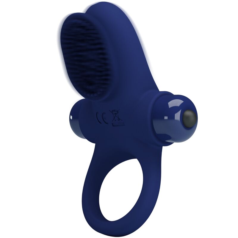 PRETTY LOVE Anello vibrante Palle Blue – Stimolatore confortevole per un piacere intenso