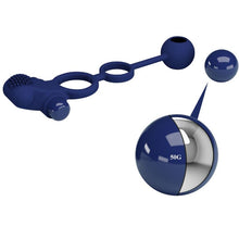 Anello vibrante doppio Pretty Love Remington Blu – Doppia stimolazione con design ergonomico per un piacere condiviso