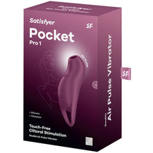 SATISFYER - POCKET PRO 1 GARNET CLITORIS STIMULATOR