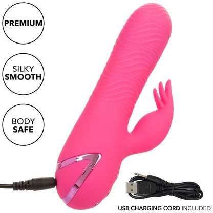 Comprar CALEXOTICS Sacramento Sweetie Vibrador Rabbit Rosa – Estimulador Dual Con Potente Vibración Y Rotación-Noxtic
