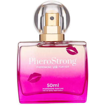 PHEROSTRONG Perfume Con Feromonas Para Ella 50 Ml – Fragancia Atractiva Para Realzar Tu Encanto Personal