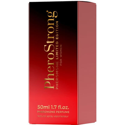 PHEROSTRONG Perfume Con Feromonas Limited Edition – Aroma Seductor Para Atraer Y Resaltar La Feminidad